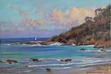 Beachfront near Lorne Vic. Oil $850 11x16